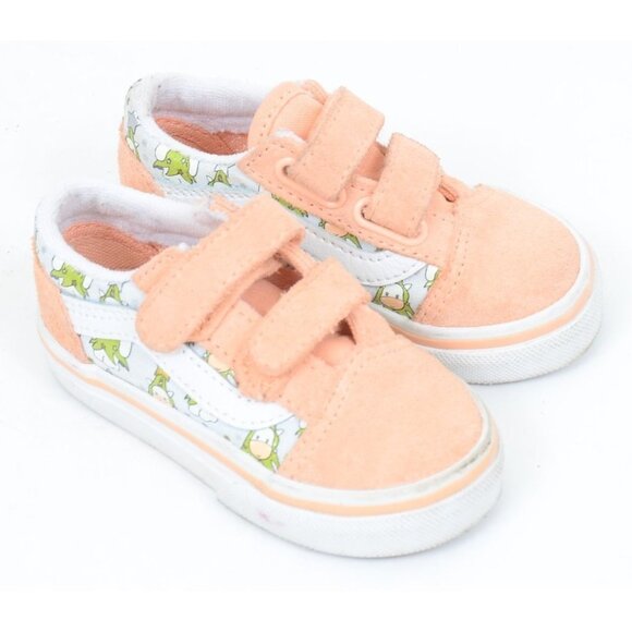 Vans Christmas Tree Unicorn Skateboard Sneakers Size 5 Toddler - Picture 2 of 7